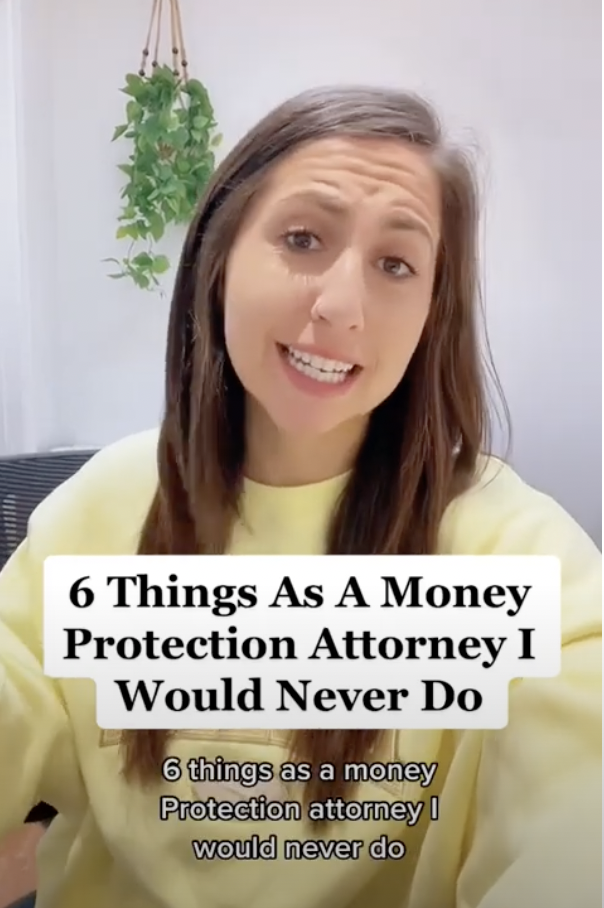 6 Things as a Money Protection Attorney I Would Never Do